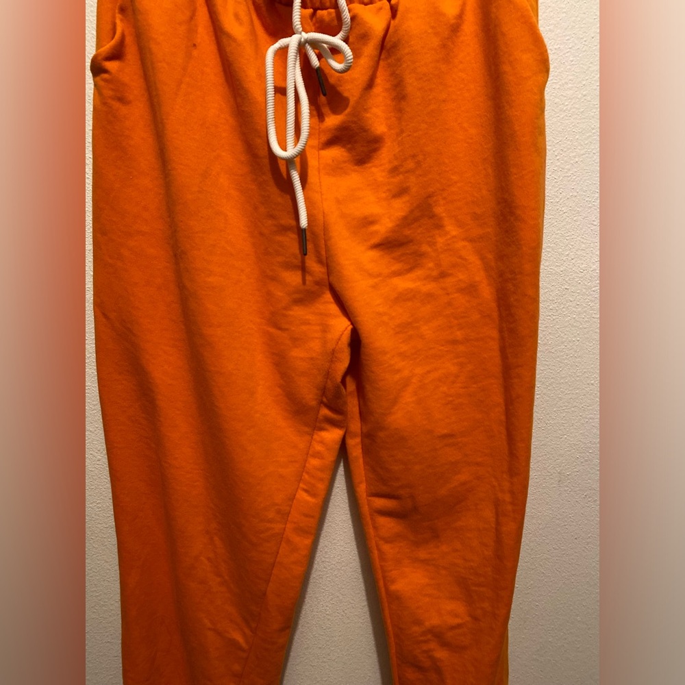 Amazon sweat pants! Worn twice, perfect for a themed party or everyday look!